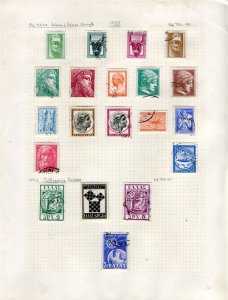 GREECE; 1950s early fine small mint & used range on album page