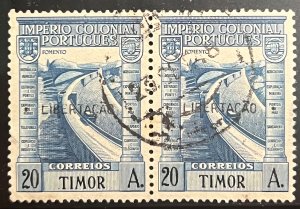 DP Stamps Timor 1947 Sc 245J Pair Used