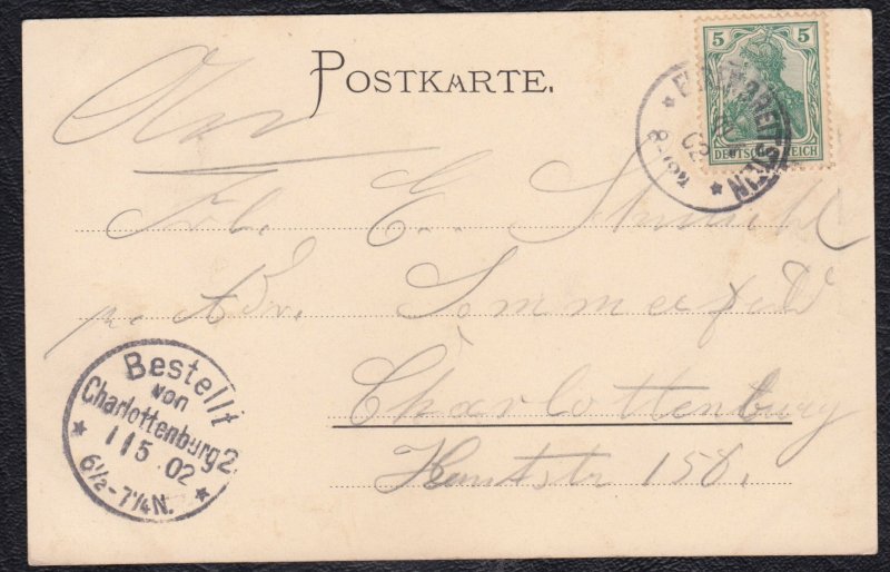Germany 1902 Mosel Illustrated Postcard