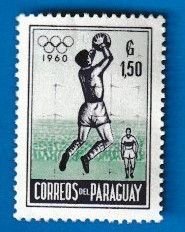 PARAGUAY SCOTT#559 1960 OLYMPICS - MH