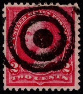 1895 US Scott #- 267 2 Cent George Washington Watermarked Type III Used