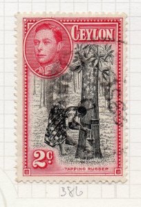 Ceylon 1938 Early Issue Fine Used 2c. NW-206749