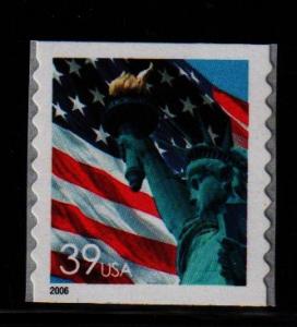 #3981 Falg & Liberty S/A Coil Single  - MNH