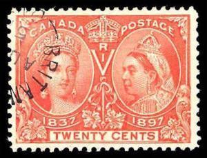 CANADA-f-a-1851-1899 ISSUES (TO 88c) 59  Used (ID # 86731)