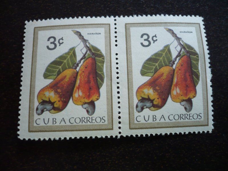 Stamps - Cuba - Scott# 801-805 - Mint Hinged Set of 5 Stamps in Pairs