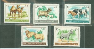 Lebanon #453-457 Unused Multiple (Animals)