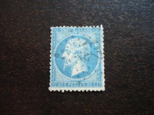 Stamps - France - Scott# 26 - Used Single Stamp