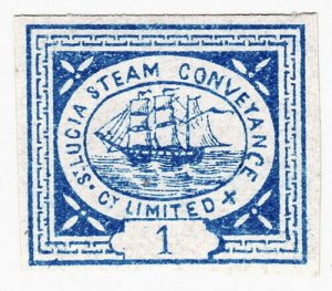 (I.B) St Lucia Cinderella : St Lucia Steam Conveyance 1d