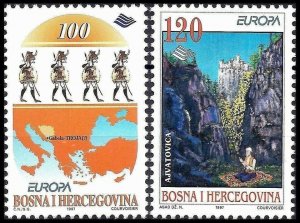 BOSNIA & HERZEGOVINA 1997 EUROPA: Tales and Legends, MNH