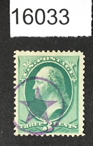 MOMEN: US STAMPS # 184 FANCY STAR USED LOT #16033