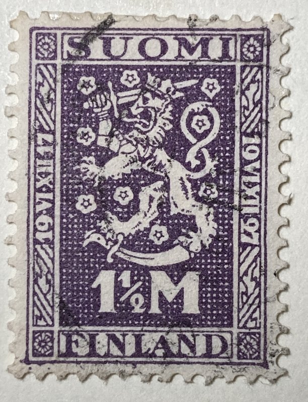 AlexStamps FINLAND #141 SUPERB Used