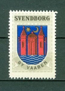 Denmark. 1940/42 Poster Stamp. MNG Coats Of Arms: Town:  Svendborg. Church