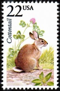 United States 2290 - Mint-NH - 22c Cottontail Rabbit (1987) (cv $1.00)