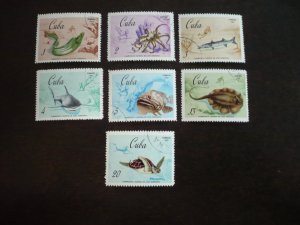 Stamps - Cuba - Scott# 1275-1281 - Used Set of 7 Stamps