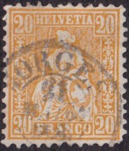 Switzerland #45a Used