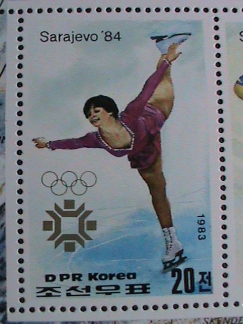 ​KOREA STAMP:1983- SC#2323 WINTER OLYMPIC-SARAJEVO'84 -MNH :RARE MINI SHEET.