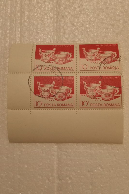 46 Posta Romana Arta Populara Stamps Pre Canceled