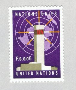 UN NY 167 MNH UN on Tower 1967 (BP84804)