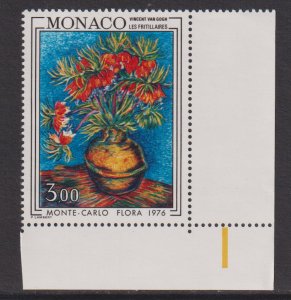 Monaco    #1022   MNH   1976  flower show