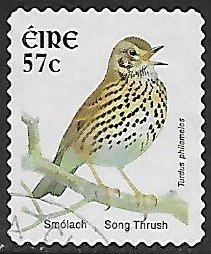 Ireland # 1398 - Song Thrush - used....(Bl11)