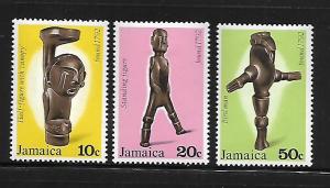 JAMAICA, 439-441, MINT HINGED HINGE REMNANT, ARTIFACTS