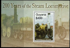 Guyana - 2005 - Steam Trains - Souvenir Sheet - MNH