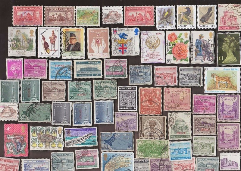 200 All Different  NEPAL STAMPS