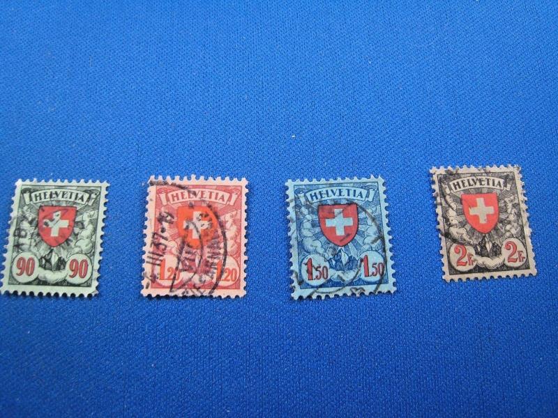 SWITZERLAND - SCOTT #200-203   Used