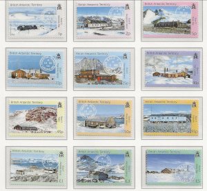 BRITISH ANTARCTIC TERRITORY (BAT) Sc 330-41 NH SET OF 2003 - BASES - (AO23)