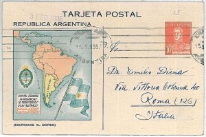 30360  - ARGENTINA -  POSTAL HISTORY -  STATIONERY CARD - H  & G  # 49  MAPS
