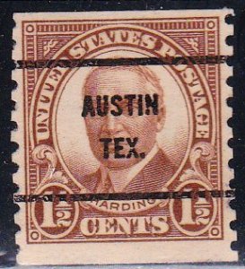 Precancel - Austin, TX PSS 686-61 - Bureau Issue