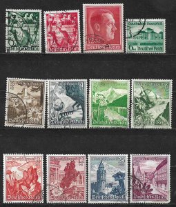 COLLECTION LOT OF 12 GERMANY SEMI POSTAL 1938+ STAMPS CV+ $21