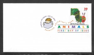Just Fun Cover ##3987-94 FDC Children's Book Animals Set of 8 Cachet. (1...