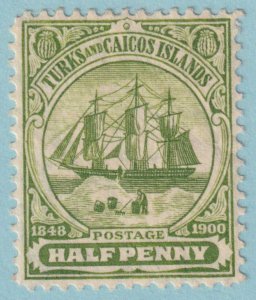 TURKS & CAICOS ISLANDS 10  MINT HINGED OG * NO FAULTS VERY FINE! - GMA