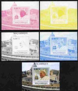 Mozambique 2009 Pope John Paul II #6 individual deluxe sh...