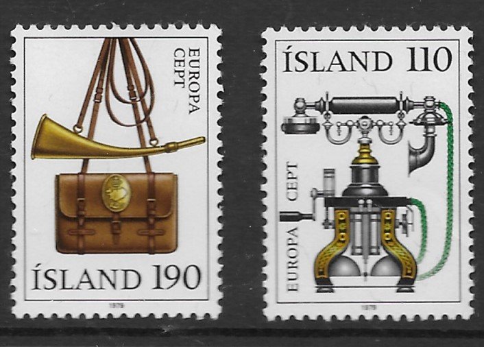 Iceland 515-16   1979  set 2  VF  NH