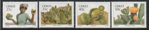 1990 South Africa - Ciskei - Sc 159-62 - MNH VF - 4 singles - Prickly Pear