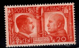 Italy Scott 414 MH*  from 1941 Rome-Berlin axis set