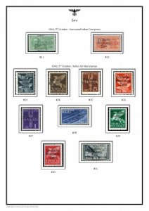 Germany Third Reich Occupied Territories1939-1945 PDF(DIGITAL) STAMP ALBUM PAGES