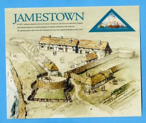 4136 JAMESTOWN SETTLEMENT FULL MINT SHEE MNH. BCV $31.75