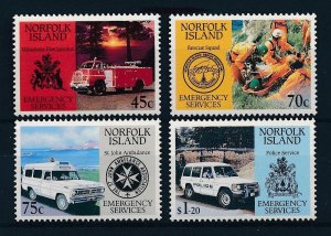 [117136] Norfolk Island 1993 Emergency services Fire fighter Ambulance  MNH