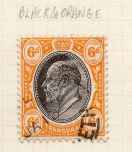 Transvaal 1904 Early Issue Fine Used 6d. 280327