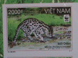 ​VIETNAM 2010-SC#3393a WWF-WORLD WILD LIFE FUND-RARE WILD ANIMALS-MNH SHEET VF