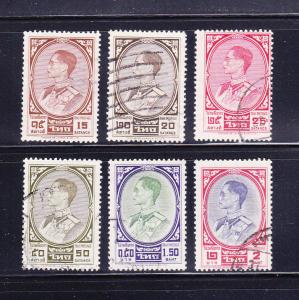 Thailand 350-353, 356-357 U King Bhumibol Adulyadej