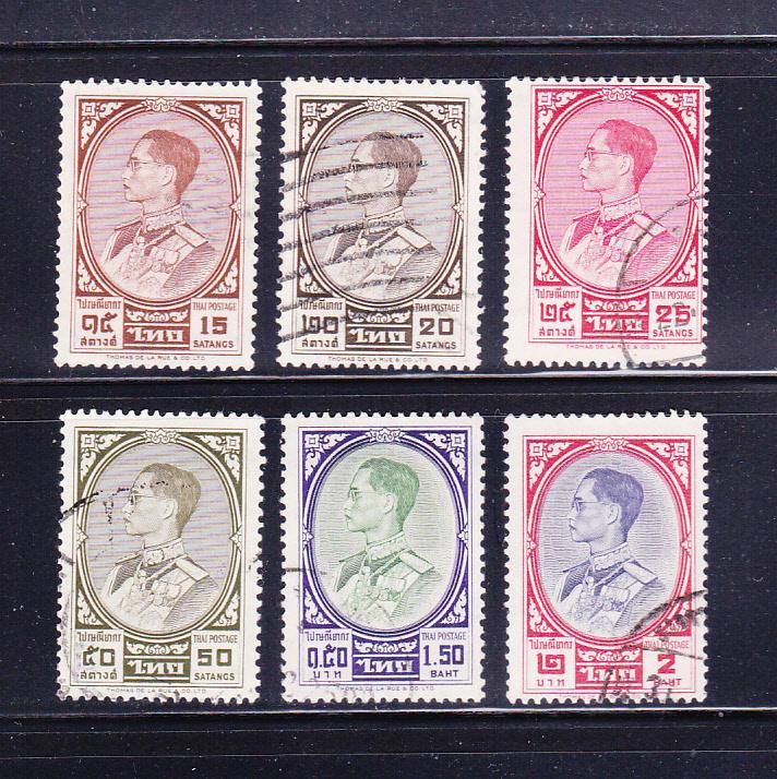 Thailand 350-353, 356-357 U King Bhumibol Adulyadej