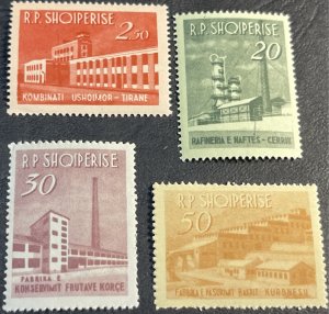 ALBANIA # 697-700--MINT NEVER/HINGED---COMPLETE SET---1963