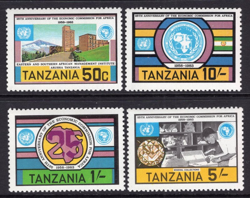 Tanzania 225-228 MNH VF