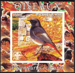 Benin 2003 Birds (5) Scouting Scouts S/S Imperf. MNH Private