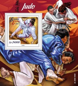 SIERRA LEONE - 2015 - Judo - Perf Souv Sheet - Mint Never Hinged