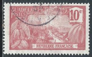 Guadeloupe, Sc #59, 10c Used